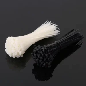 CHINEE 100pcs 3.6X250MM UV Resistant Self Locking Premium Plastic Nylon Cable Zip Tie Cable Ties Car Tool