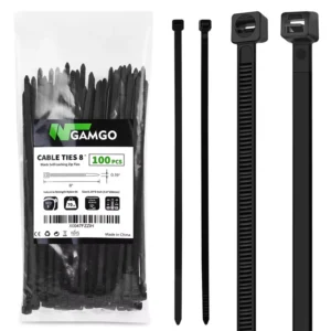 CHINEE 100pcs High Quality Fast Delivery Self-Locking Nylon Cable Zip Ties 200mm X 4.8mm CE Certified