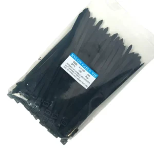 CHINEE 100pcs bag Self Locking Nylon Cable Tie White Plastic Cables Tie Cable 7.5*150 Zip Ties