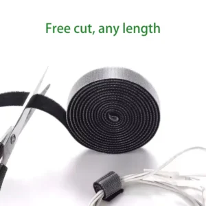 CHINEE 10mm Reusable Back-to-Back Velcroes Cable Ties Heat Resistant Hook and Loop Cable Tie