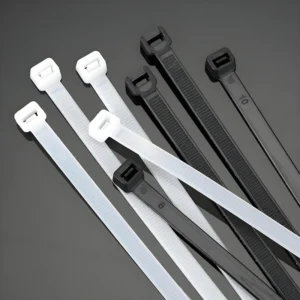CHINEE 12x650mm Self locking Nylon PA66 Zip Ties UV Resistant High Quality Cable Ties Length 26″ Tensile Strength 114kg 251lbs