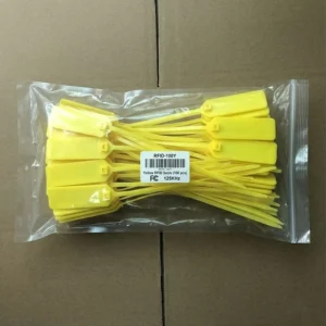 CHINEE 13.56 MHz Reusable NFC Cable Zip Tie Tag RFID Plastic Loop Marker Security Seal and Nylon Cable Tie Tag