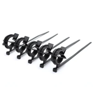 CHINEE 156-00696 360° Rotating PA66 Mountable Cable Tie 2-35mm Bundle Diameter 155mm Nylon for Automotive Wiring Harness Fastening