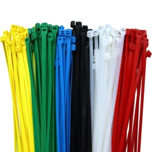 CHINEE 16 Inch Durable Nylon Zip Ties 100 Pack UV Rated CE ROHS Certified 50lbs Self Locking Indoor Outdoor Use 4.8x400mm