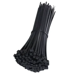 CHINEE 2.5*200mm 100pcs bag Self Locking Black Nylon Zip Ties with 18LBS Tensile Strength ROHS CE ISO9001 Certified Cable Clips Straps