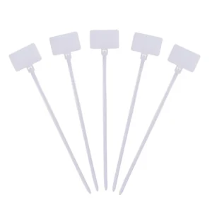 CHINEE 2.5mmx70mm Self locking Marker Nylon Cable Ties Zip Tie Cable Tie Sticker Black Wire