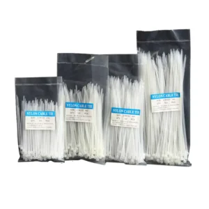 CHINEE 200mm X 3.6mm Self Locking High Tensile Strength (Up to 50kg) Cable Ties Set Recycled Nylon