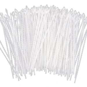 CHINEE 240mm X 3.8mm Various Colours Bead shaped Hole Belt Reusable Click Cable Ties Zip Ties