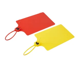 CHINEE 250mm Pull Tight Plastic Security Seal Hang Tag Disposable Tamper Proof Logistics Label Seal with Cable Tie