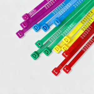 CHINEE 250pcs bag Self Locking Custom Printed Cable Ties