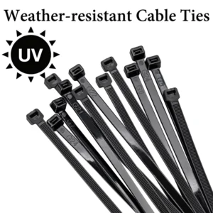 CHINEE 3.6*250mm UV Cable Tie Multi Specification Manufacturer Direct Selling Self locking Nylon High Temperature Resistant Zip Tie