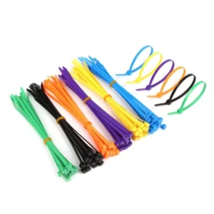 CHINEE 3.6*300mm Zip Tie 12″ (Pack of 100) Black & White 40lb Tensile Strength UV Protected Nylon Cable Tie for Indoor & Outdoor Use