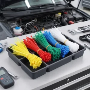 CHINEE 3.6*350mm Plastic Zip Tie Approved CE ROHS Resist Multicolor Nylon 66 Selflocking Cable Ties