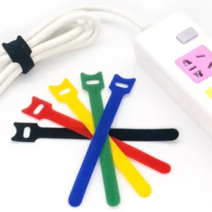 CHINEE 30PCS 50pcs 100pcs Pack Velcro Back to Back Nylon Ties Reusable Cable Ties Hook and Loop Straps