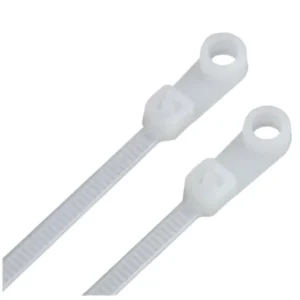 CHINEE 4*100mm 150mm CHS Screw Mount Cable Ties Nylon Plastic With Fixed Head Self Locking Nylon Cable Ties With Mounting Hole