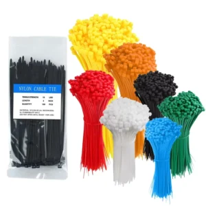 CHINEE 4*250 mm High quality Self locking Nylon Cable Tie 100 PCS Bag White China