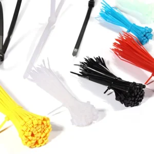CHINEE 4.6*300mm Colored Cable Ties Eco friendly Self locking PA66 Plastic Zipper Ties for Binding UV resistant for Outdoor Use