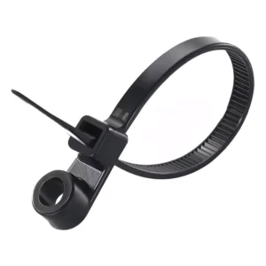 CHINEE 4.8*200 mm Mountable Cable Tie Mountable Head Cable Tie Nylon Cable Tie