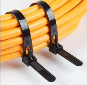 CHINEE 4.8*200MM Soft Cable Nylon Tie Adjustable Nylon Cable Tie