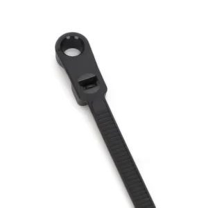 CHINEE 4.8*250mm Nylon 66 Self Locking Cable Zip Ties Integrated Screw Mount Hole Model X14 Fire Rating 94V 2 40~+120 Working