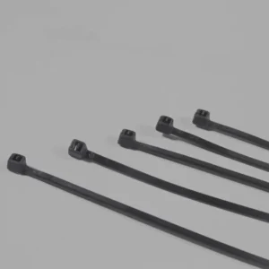 CHINEE 4.8*300mm Nylon66 Cable Tie Black 12″ Self-Locking Zip Ties Durable 66 Plastic for Electrical Application