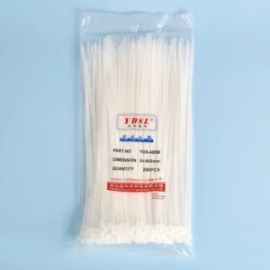 CHINEE 400mm Nylon 66 UV Self-Locking Cable Ties 8mm Width Wire Management Strap for Better Cable Organization
