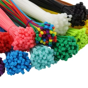 CHINEE 4Inch Custom Color 18LB Yellow 100mm Plastic Self locking Nylon 66 Cable Ties