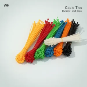 CHINEE 5*350mm Self Locking Plastic Nylon Cable Tie Natural Color White Perfect for Secure Bundling in Electrical and Industrial