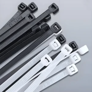 CHINEE 5x120mm Self-Locking Nylon PA66 Zip Ties 4.8*120mm UV Resistant Cable Ties Length 5″ Tensile Strength 22kg/50lbs