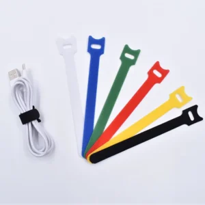 CHINEE 6 Inches Reusable Nylon Cable Ties Self Locking Hook and Loop Fastener in Various Lengths and Widths 100mm 200mm 300mm 400mm