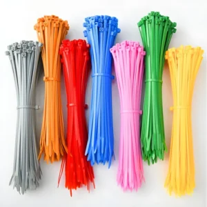 CHINEE 7.6*200mm Good Selling UV Protected Nylon 66 Self Locking Colorful 8*200mm Cables Ties Zip Tie for Electrical Use