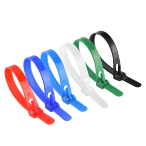 CHINEE 8x500mm Releasable Industrial Cable Ties CE ROHS Certified 7.6*500mm High Quality Reusable Nylon Zip Ties Adjustable Length 20″