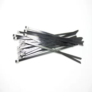 CHINEE AISI 304/316 PVC Coated Stainless Steel Cable Ties 5x310mm UV & Corrosion Resistant