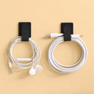 CHINEE Adhesive Velcro Straps Reusable Cable Organizer Hook and Loop Tape for Home Office Desk Cord Management
