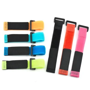 CHINEE Adjustable 0.59×7.48 Nylon Cable Ties Self-Adhesive Eco-Friendly Heat Resistant Hook Loop Tape UL/CE Certified Double Sided