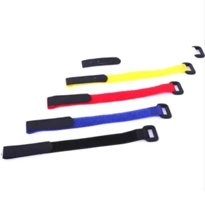 CHINEE Adjustable 10-100mm Cable Storage Management Straps Durable Double Sided Self-Adhesive Hook Loop Cord Ties Multi-Specification