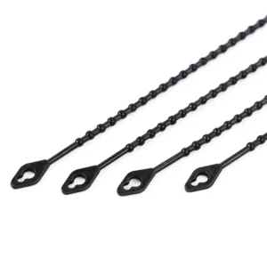 CHINEE Adjustable Buckle Bead String Nylon Cable Ties Electrician’s Releasable Cable Ties