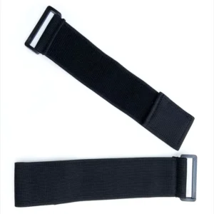 CHINEE Adjustable Double Side With Plastic Buckle Strap Self griping Stretch Nylon Elastic Loop and Hook Fastener Tape Cable Tie