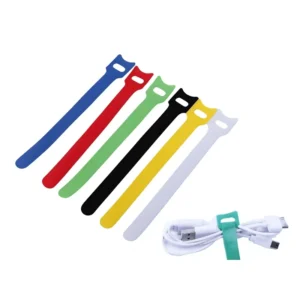 CHINEE Adjustable Double Sided Eco-Friendly Self-Adhesive Heat Resistant Cable Ties with Hook and Loop Cord Fastening