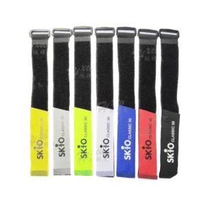 CHINEE Adjustable Heavy Duty Elastic Hook Loop Cable Ties with Self Adhesive Tape Shape and Custom Printed Design for Shoes
