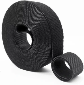CHINEE Adjustable Hook and Loop Cable Ties Double Sided Strong Nylon Reusable Fastening Straps for Wire Management Back to Back Tape