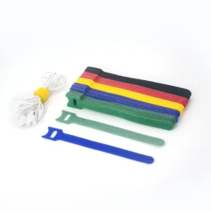 CHINEE Adjustable Nylon Hook and Loop Fastener Cable Ties