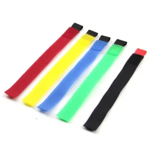 CHINEE Adjustable P type Velcro Tape Self Locking Cable Tie with Sewing Process Custom Logo Colourful & Durable Hook and Loop Strap