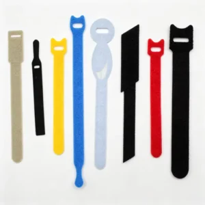 CHINEE Adjustable Self-Adhesive Double Nylon Cable Ties Buckle Customizable Color Size Printed Logo for Electronic Wire Management
