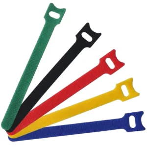 CHINEE Adjustable Single Sided Self-Adhesive Eco-Friendly Nylon Strong Heat Resistant Cable Ties with Hook Loop Cord Fastening