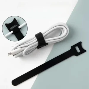CHINEE Back to Back Velcroes Cable Organizer Custom Size Reusable Nylon Polyester Cable Ties Hook and Loop Strap Fastener