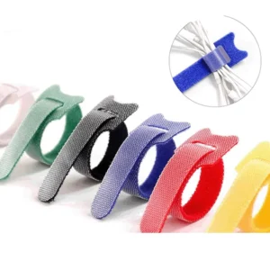 CHINEE Best Quality Reusable Hook Loop Cable Tie Custom Length logo Cable Ties Hook and Loop Cable Ties