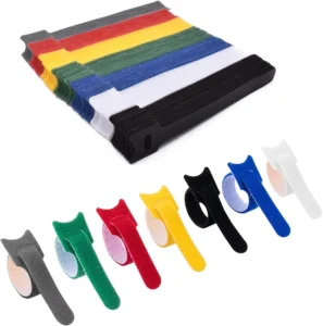 CHINEE Best Quality Reusable Hook Loop Cable Tie Custom Length logo Cable Ties Hook and Loop Cable Ties