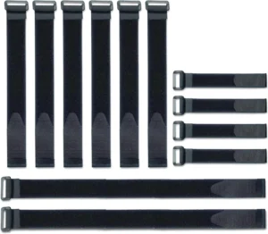 CHINEE Best Selling Self Adhesive Cable Tie for Efficient Textile Processing with Buckle Back to Back Hook and Loop Cable Tie