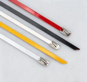CHINEE Best selling High Quality Custom Industrial 201/304/316 Self locking Ball Lock Stainless Steel Cable Ties